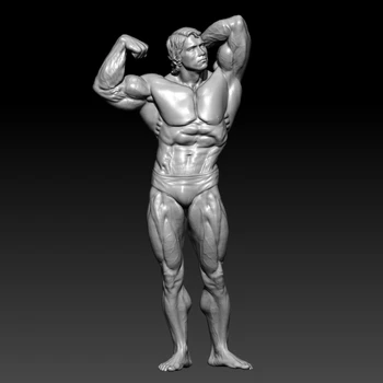 1/24 75 mm Smola Vojnika Ručni Rad Model Kit Schwarzenegger Fitness Самосборка Besplatna Dostava Lijevanje Pod Pritiskom Figurica Diorama