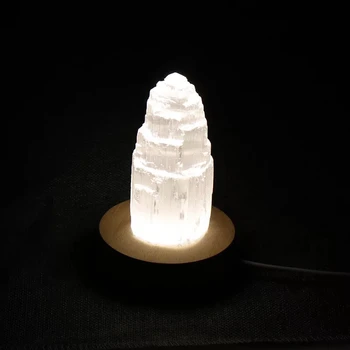 10 cm Prirodni kvarcni kristal selenit lampa reiki iscjeljivanje home dekor zbirka uzoraka minerala