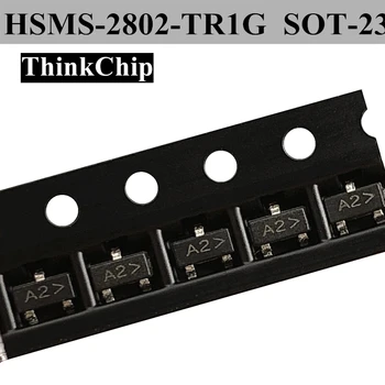 (10 kom.) HSMS-2802-TR1G HSMS-2802 SOT-23 rf diode Шоттки s barijeru (oznaka A2)