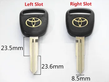 10 kom./lot, bakar standardna IGRAČKA, 3 prazna ključa, lijevi i desni slot