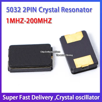 10ШТ 5032 16 M 16 Mhz 16.000 Mhz SMD 2PIN 5.0x3.2 mm Pasivni kristalni rezonator