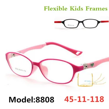 180 Proljeće TR90 Optički Naočale Dječji Rimless Gumeni su Fleksibilni Naočale Za Djevojčice I Dječake Kratkovidnost Leće TR Dječje Okvira Za Naočale 8808