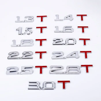 2021 Oznaka za Kretanje vozila 3D Metal 1,6 1,8 2,0 2,2 2,4 2,5 2,8 3,0 T surround logo Vozila stražnji Prtljažnik Simbol simbol Naljepnice Za Auto