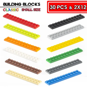 30 kom. blok 2X12 rupa cigle osnovni pribor obrazovanje kreativnost kompatibilne marke gradivni blokovi igračka
