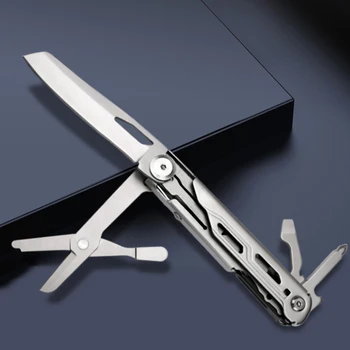440 Džepni Nož na Sklapanje Multifunkcionalni Ručni Alat EDC Univerzalni Nož, Škare Otvarač Za Boce Odvijač Slomljen Prozor Konus