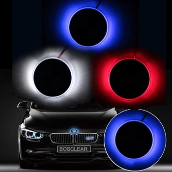 4D Auto-Stil Rep LED Logo Svjetlo Amblem Lampa Naljepnica Amblem dugo Svjetlo Dekor za BMW X1, X3, X5, X6 E70 E39 E90 E60 E46 F10/15/25