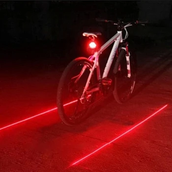 5 Led Biciklistička Fenjer 2 Lasera Bicikl Dugo Svjetlo Biciklizam Stražnja Svjetla Mountain Bike Prednja Lampa Za Bicikl Pribor