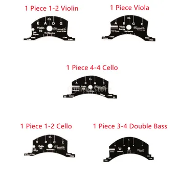 5PCS 1-2 3-4 4-4 Violinski Most Višenamjenski Vrat Kalup Predložak Popravak Выравнивающий Alat za Violinu Контрабас Alat