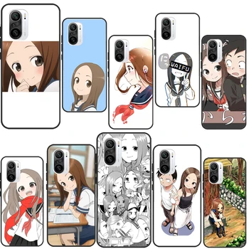 Anime je Uzbudljivo Master Takagi-san Torbica Za telefon POCO F3 M3 M4 X4 X3 Pro GT Torbica Funda Za Xiaomi Mi 11T 12 Pro Mi 11 Lite