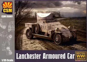 Bakar državne Model CSM35001 1/35 BRITANSKA OKLOP za vrijeme DRUGOG svjetskog rata Lanchester Oklopnog vozila