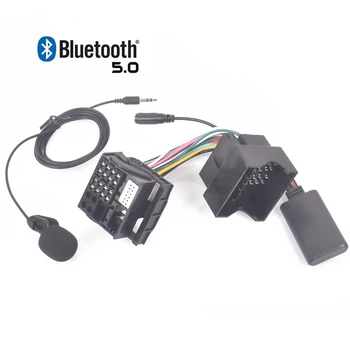 Bluetooth 5,0 Audio AUX Kabel Veliki Utikač Adapter 12pin Mikrofon Hands-free Za BMW E60 E63 E64 E61 E62 E87 E88 CD