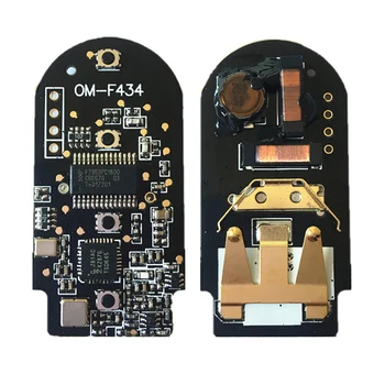 CN006079 Sekundarno Tržište Za Korejskom Tržištu BMW CAS4 Crni PCB 434 Mhz Frekvencija 4 Gumba za Smart Remote Key Board