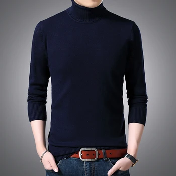 DIMI Skakači Dres Zima Korejski Stil Casual Odjeća Muške Novi Fancy Marke Džemper Muški Pulover Водолазка Slim Fit