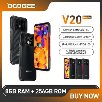 DOOGEE V20 5G Izdržljivi Pametni telefon 6,43 