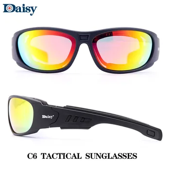 Daisy C6 Polarizovana Taktičke Naočale Daisy Vojne Bodove Vojne Sunčane Naočale Za Muškarce Pucanje Lov, Planinarenje Naočale X7 naočale UV400