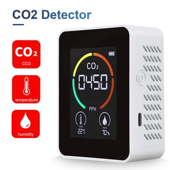 Detektor Zraka CO2 Detektor Bijele Plina, Detektor Ugljičnog Dioksida Detektor Poljoprivredne Proizvodnje Stakleničkih CO2 Monitor Alat za Analizu