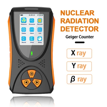 Detektor nuklearnog zračenja Geigerov Brojač Izuzetno Rendgenska β-zračenja Gama detektor HD Boji Pločica Zaslon Sa Zvučnim upozoravajućim