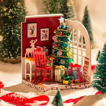 Diy Mini Casa Minijaturne Drvene Građevinske Setove Kuća Lutaka S Sklapanja Namještaja Lutkine Igračke Za Djecu Odrasli Božićni Pokloni