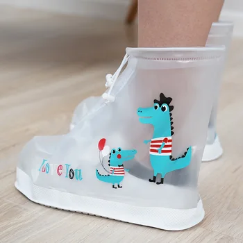 Dječji višekratnu upotrebu vodootporne navlake za cipele tenisice čizme odjeća za kišu cipele i dječje cipele s visokim берцем pribor