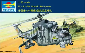 Helikopter Trubač 1/35 05103 Mil Mi-24V Hind-E