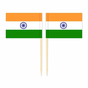 Indija Čačkalica Zastava 3,5X2,5 cm Torta Topper Večernje Cupcake Vjenčanje Pribor Za Dječja Duša je Savršena za Pečenje Slatkog Ukras
