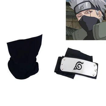 Japanska Anime Ninja Povez Za Glavu Maska Учиха Kakashi Cosplay Metalne Kape Zaštita Čela Rekvizite za igranje uloga