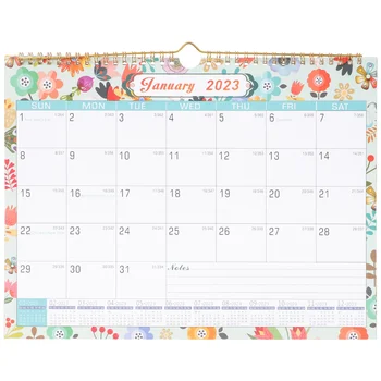 Kalendar Zidni Planer Godišnji 2023 Otkidaj Mjesečni Raspored Za Božić Pokloni Privjesak Odbrojavanje Stoji Spirala Planiranje Poklon 