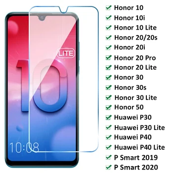Kaljeno Staklo za Huawei P Smart 2019 P30 P40 Lite Zaštitna Folija za ekran Honor 10i 20 Pro Honor 30 Lite 20i 20s Staklo