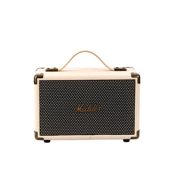 MIDDIX M3 Drveni Bluetooth Prijenosni Home Bas Bežični Zvučnik Visoke Snage Klasicni Glazbeni Instrument Vanjske Gitara Karaoke Audio