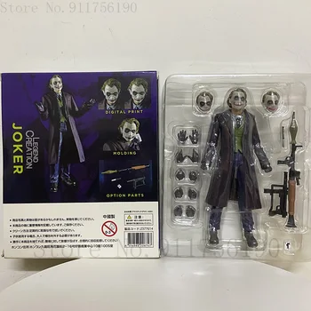 MIKROVALNA Joker Lik Dark Knight Klaun Heath Ledger Ruka 3 Glave Muška Figura Naplativa Model Igračke 15 Cm