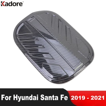 Maska Poklopca Spremnika Goriva Vozila Za Hyundai Santa Fe 2019 2020 2021 Od Karbonskih Vlakana, Auto-Plin Ulje Za Benzinski Kapa, Naljepnica, Pribor