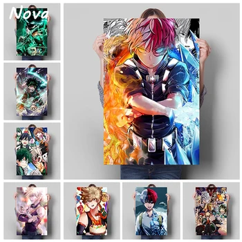 Moj Heroj Akademije Dekoracije Zidnih Japanske Anime Plakat Platnu Slike i Dnevni boravak Zid Knjige O Umjetnosti Grafike za Moderno uređenje Doma