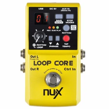 NUX Loop Core Гитарная pedala i efekata Гитарная papučicu петлителя 6 sati vrijeme snimanja 99 korisničkih sjećanja Izgrađen-in predloške bubnjevi