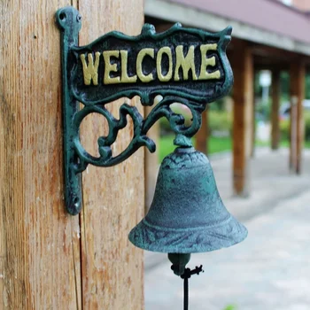 Nordijsko zemlja klasicni obostrane vrata ploča radijatori lijevano željezo zvono na vratima ručni poziv, Seljački radijatori lijevano željezo Zvono na Vratima oblik suncokreta