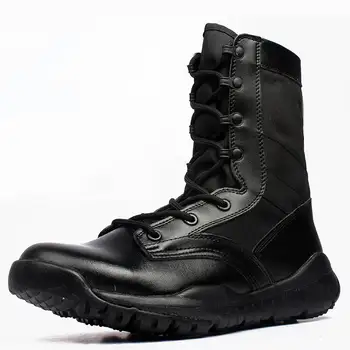 Nove Ljetne Muške Vojne Čizme Super Visoke Kvalitete, Taktički Lagani Prozračni Gospodo Vojne Cipele na Platformu, Muške Cipele čipka-up