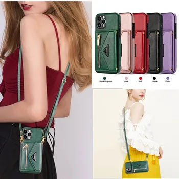Novčanik kartica, torba za telefon preko ramena, kožna torbica za iphone 14pro max Case 11 12 13 pro max XS MAX 6 7 8 14 Plus 12mini X XR 13