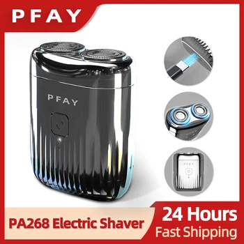 PFAY PA268 Mini električni aparat za brijanje za Muškarce Prijenosni Električni Brijač Za Brijanje Brade IPX7 Моющийся Punjiva Trimer za Bradu