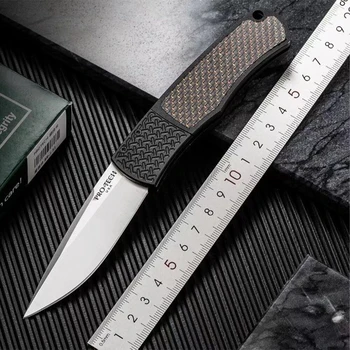 PROTECH Magic BR-1 Sklopivi džepni nož s oštricom 154 cm, s aluminijskim stalkom EDC za kampiranje na otvorenom