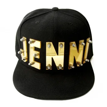 Personalizirana akrilna naziv šešir, kapu postavljanje pismo Cap hip-hop šešir, kapu crna personalizirani poklon za njega