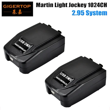 Proizvođači 2XLOT Prodaje Profesionalni Kontrolori Scenskog rasvjete Martin Light Jockey 512 Kontroler Light Jockey Softver USB