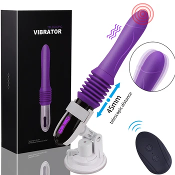 Push Dildo Vibrator Automatski Vibrator G-točke sisanje čaša Seks-Igračka za Žene Seks Užitak bez Ruku Analni Vibrator za Orgazam
