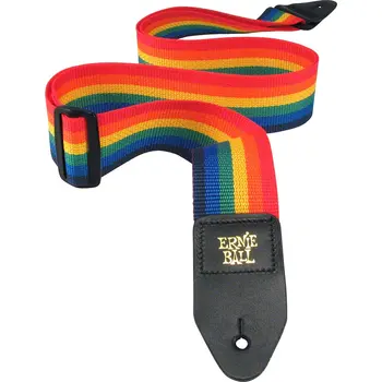 Remen za gitaru Ernie Ball Rainbow LGBT Polypro