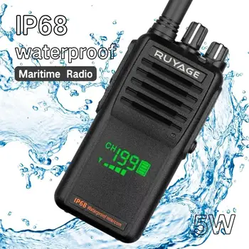 Ruyage T30 Pomorska VHF Prijenosni prijenosni radio Vodootporne Professional Amaterska radio postaja dugog dometa IP68 Za Ribolov Kajak Dvosmjerni Radio