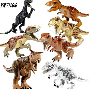 Svijet jurske 2 Blokovi Figurice Dinosaurusa Cigle Тираннозавр Rex Индоминус Rex I-Rex Prikupiti Igračke