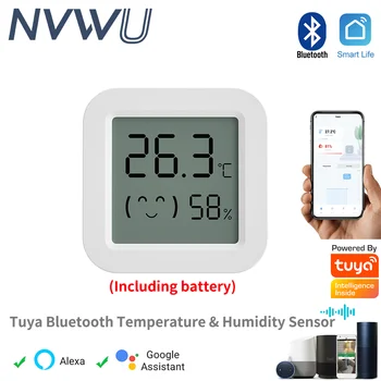 Tuya Senzor Temperature I Vlažnosti Mini LCD Digitalni Zaslon Kompatibilan s programom Bluetooth Daljinski Upravljač Termometar Hygrometer