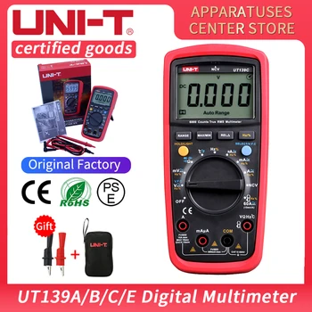 UNIT Digitalni Multimetar UT139A UT139B UT139C Mjerač Pravi Среднеквадратичного Vrijednosti Ručni Tester 6000 Graf Voltmetar Mjerač Mjerač Temperature