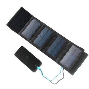 Vanjsko Vodootporno Solarni Panel 5 15 W Prava Za Mobitel Power Bank USB Prijenosni pregibno klizni Solarni Punjač Pribor Za Kampiranje