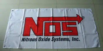 Zastava NOS, banner sustav dušikovih oksida, veličina 90X150 cm, 100% polistiren